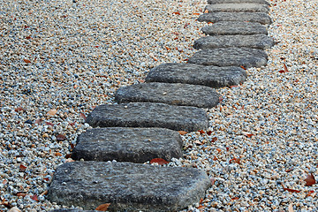 Image showing stone way