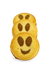 Image showing Biscuits in the form of a smiling face