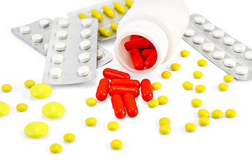 Image showing Capsule red with drugs