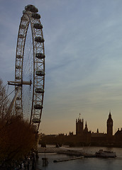 Image showing Parliament and the Thames