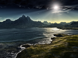 Image showing dark fantasy landscape