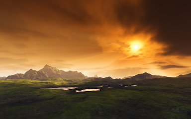 Image showing dark fantasy landscape