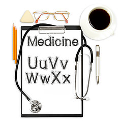 Image showing abstract medical background