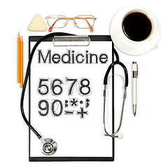 Image showing abstract medical background