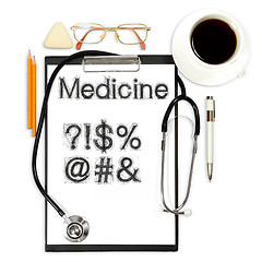 Image showing abstract medical background
