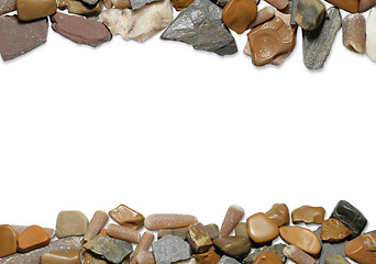 Image showing background with stones and old paper 05
