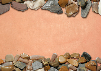 Image showing background with stones and old paper 04