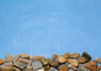 Image showing background with stones and old paper 01