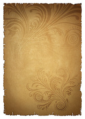 Image showing beige old paper