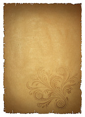 Image showing beige old paper