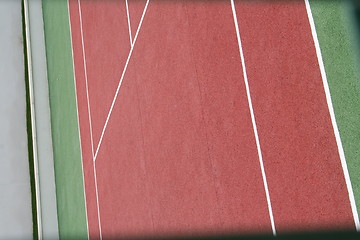 Image showing Tennis court