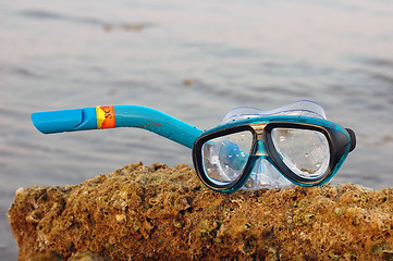 Image showing Snorkeling equipment