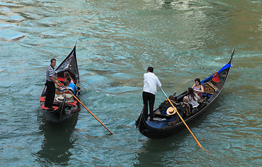 Image showing Gondoliers