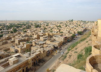 Image showing Jaisalmer city view