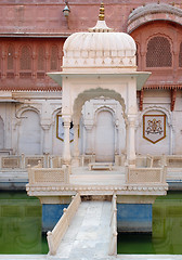 Image showing pavilion in Bikaner