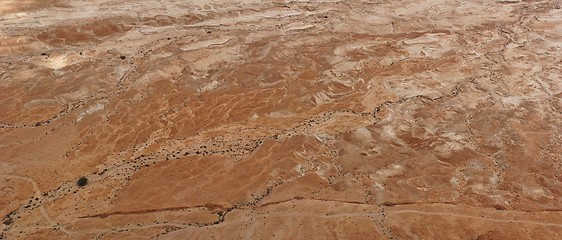 Image showing Rocky desert landscape texture
