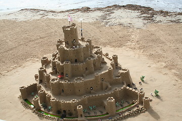 Image showing Sand castle