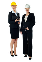 Image showing Two charismatic female architects