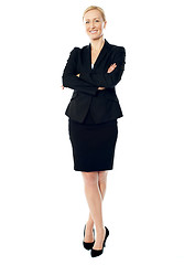 Image showing Attractive senior manager of a company posing