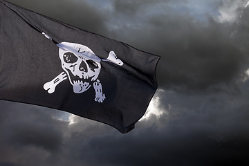 Image showing Jolly Roger (pirate flag)