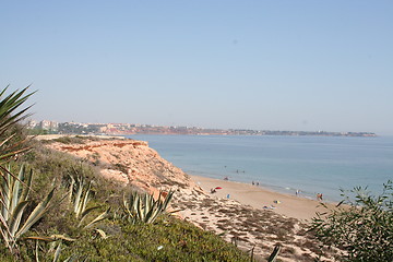 Image showing View above the Mediterranean a lovely sunny day