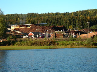 Image showing The saw mill Fossum in Bærum in Norway.