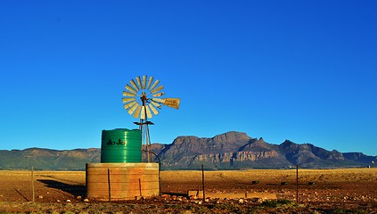 Image showing Water pump windmill