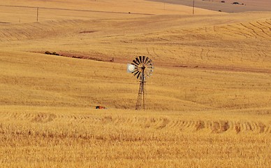 Image showing Water pump windmill