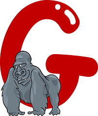 Image showing G for gorilla