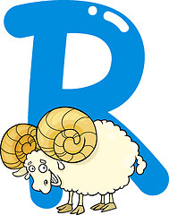 Image showing R for ram