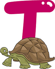 Image showing T for turtle