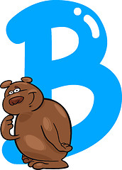 Image showing B for bear