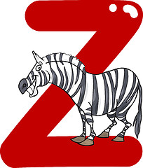 Image showing Z for zebra