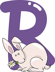 Image showing R for rabbit