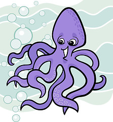 Image showing cartoon octopus