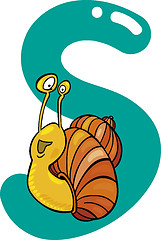 Image showing S for snail