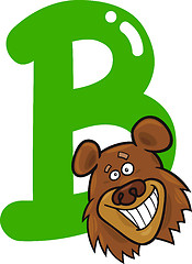 Image showing B for bear