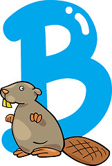 Image showing B for beaver