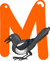 Image showing M for magpie