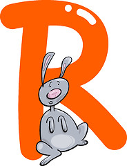 Image showing R for rabbit