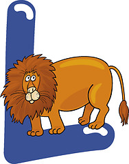 Image showing L for lion