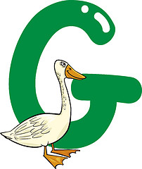 Image showing G for goose