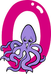 Image showing O for octopus