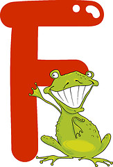 Image showing F for frog