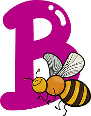 Image showing B for bee