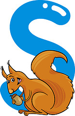 Image showing S for squirrel