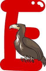 Image showing E for eagle