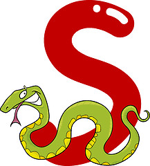 Image showing S for snake