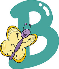 Image showing B for butterfly