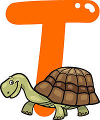 Image showing T for turtle